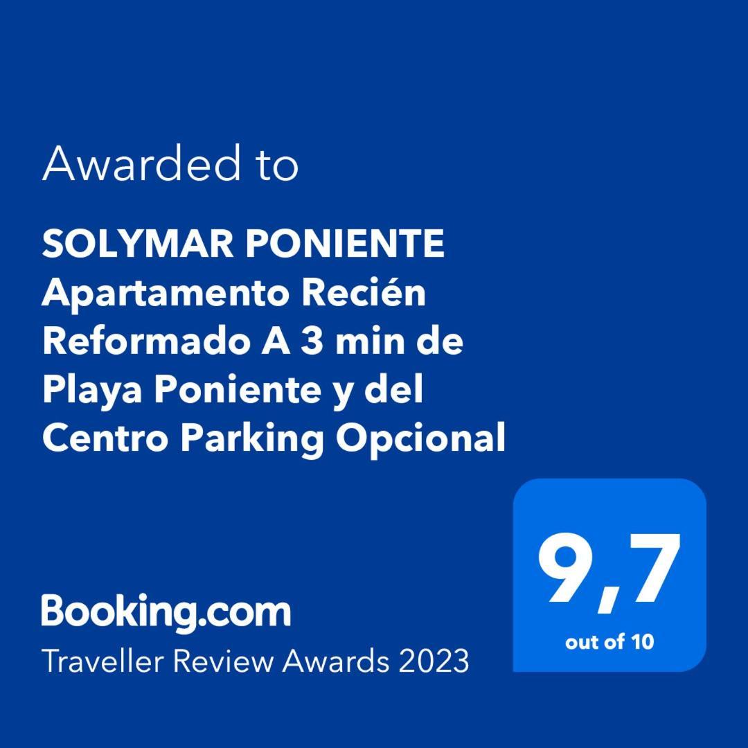 Solymar Poniente Apartamento Recien Reformado A 3 Min De Playa Poniente Y Del Centro Parking Opcional Apartment Benidorm Ngoại thất bức ảnh
