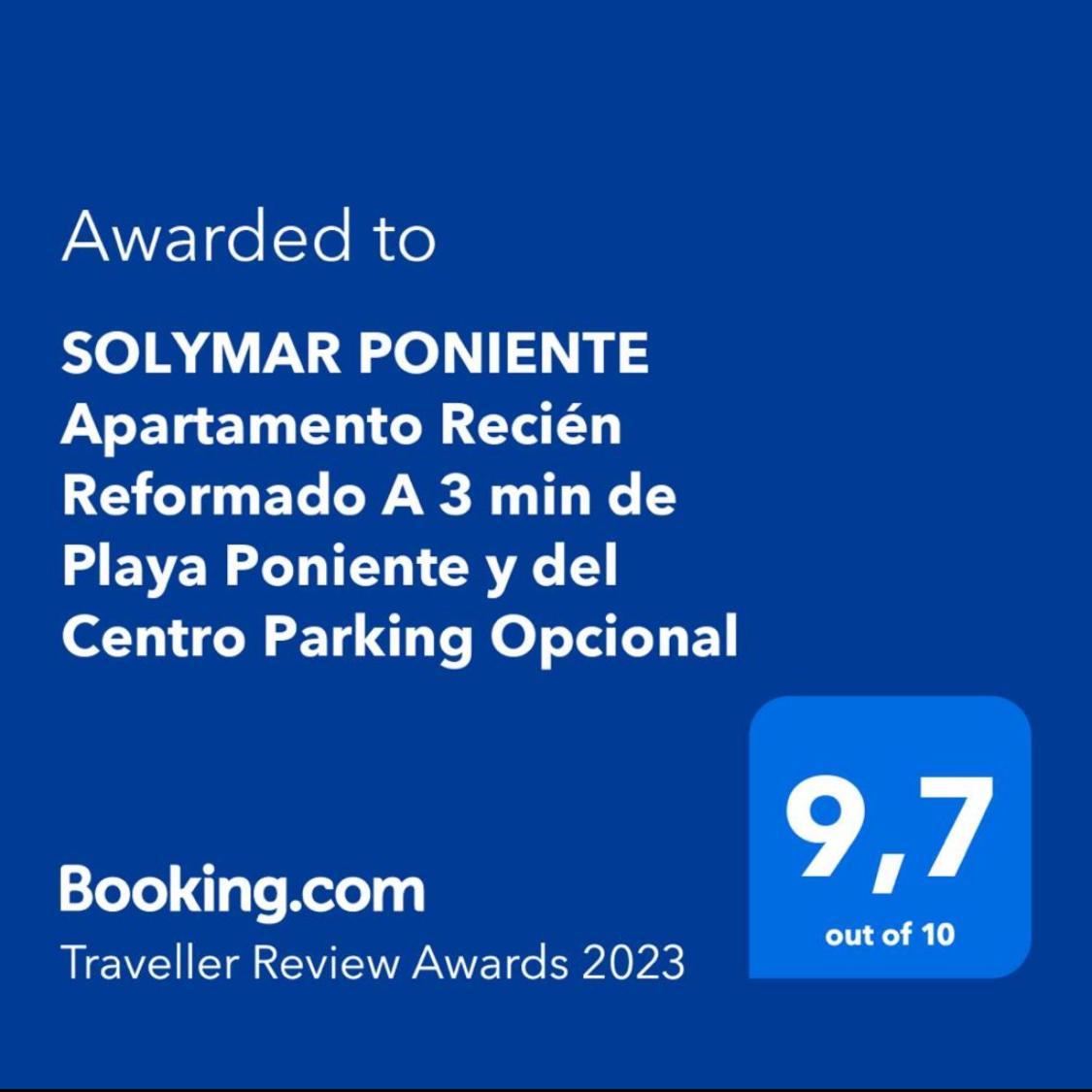 Solymar Poniente Apartamento Recien Reformado A 3 Min De Playa Poniente Y Del Centro Parking Opcional Benidorm Ngoại thất bức ảnh